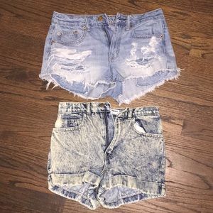 Women's jean shorts